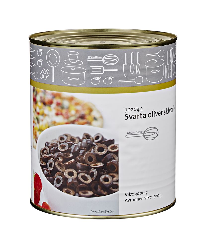 Oliver svarta skivad