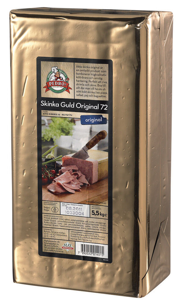 Skinka äkta 72%
