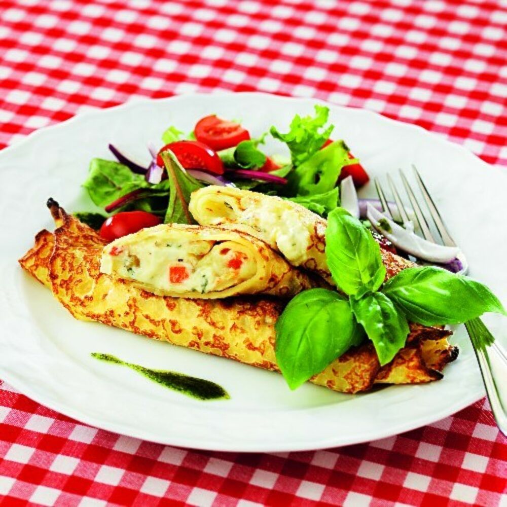 Crepes med färskost