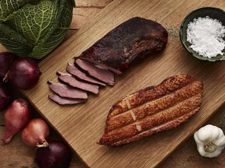 Ankbröst varmrökt mager