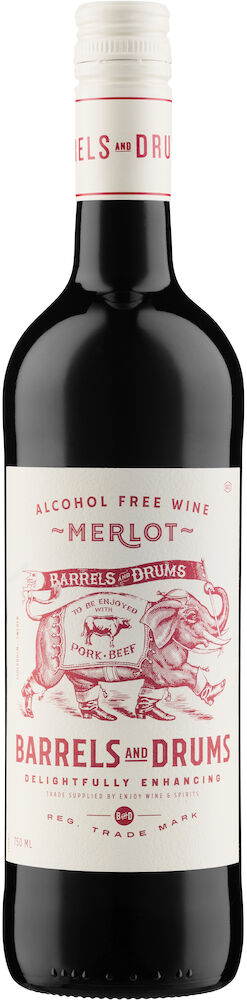 Barrels & Drums Merlot Alkoholfri