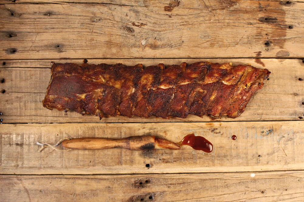 Baby back ribs hickory rök