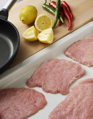 Fläskschnitzel Opanerad 100g EU