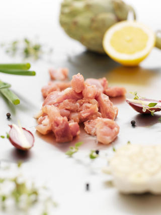 Kycklinglårkött strimlad