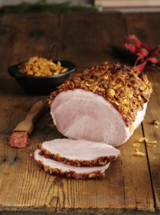 Julskinka kokt utan nät