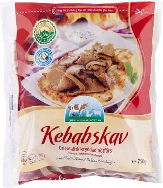 Kebabskav Nöt Halal