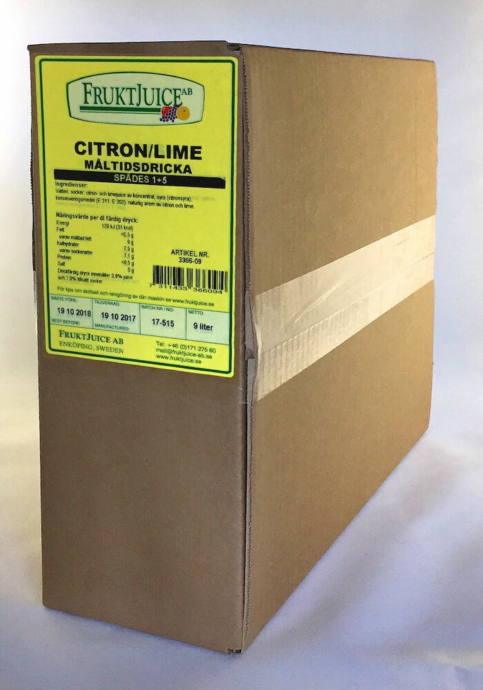 Måltidsdryck citron lime