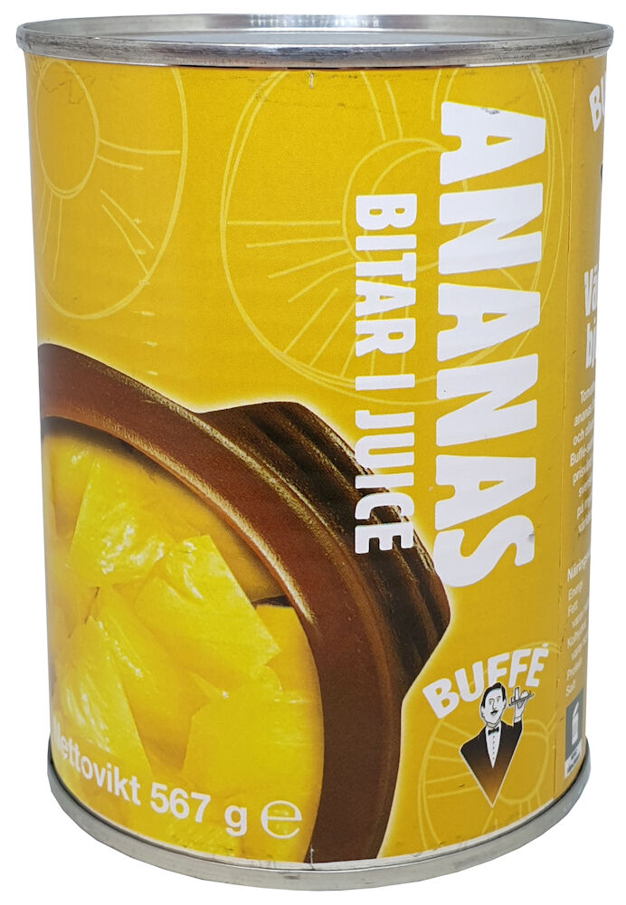 Ananas bitar i juice