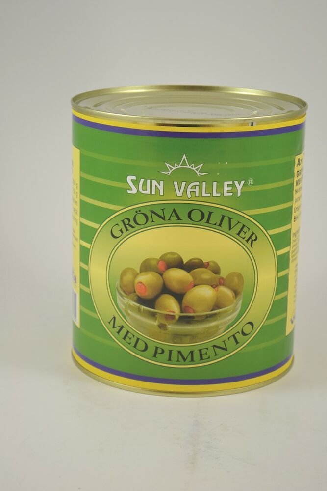 Oliver gröna m pimento