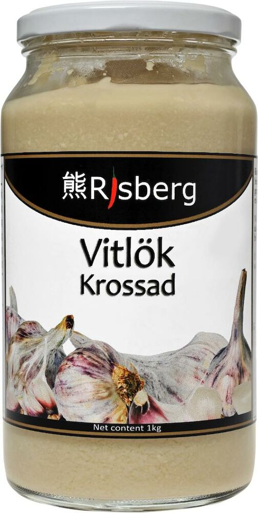 Vitlökspasta krossad