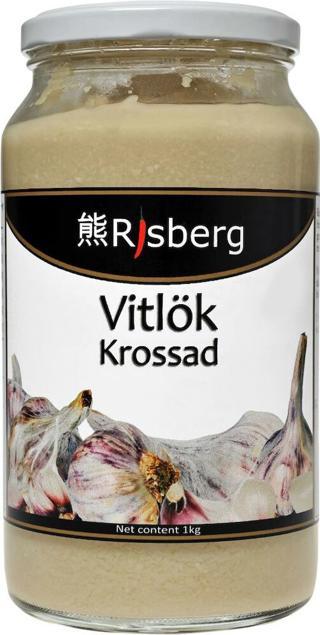 Vitlökspasta krossad