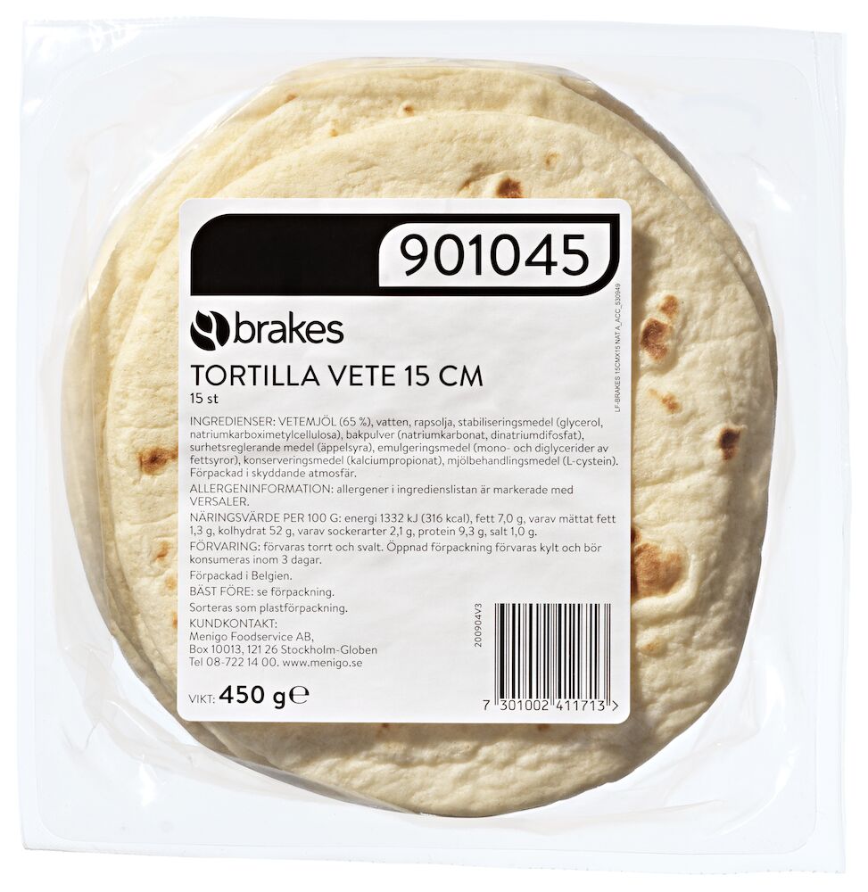Tortillabröd 15 cm