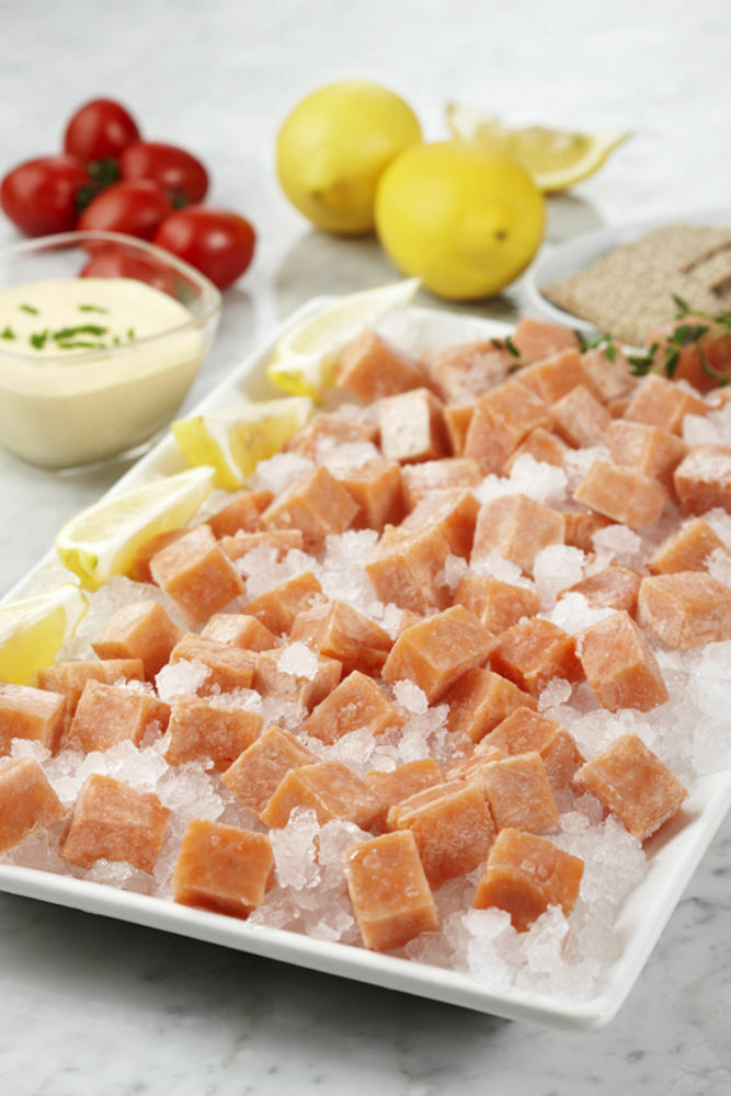 Laxtärningar 2x2x2 cm