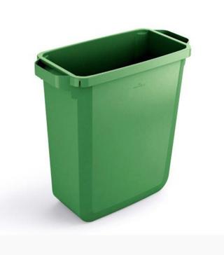 Tunna utan lock plast grön 28,5x55,5x61,5cm 60L