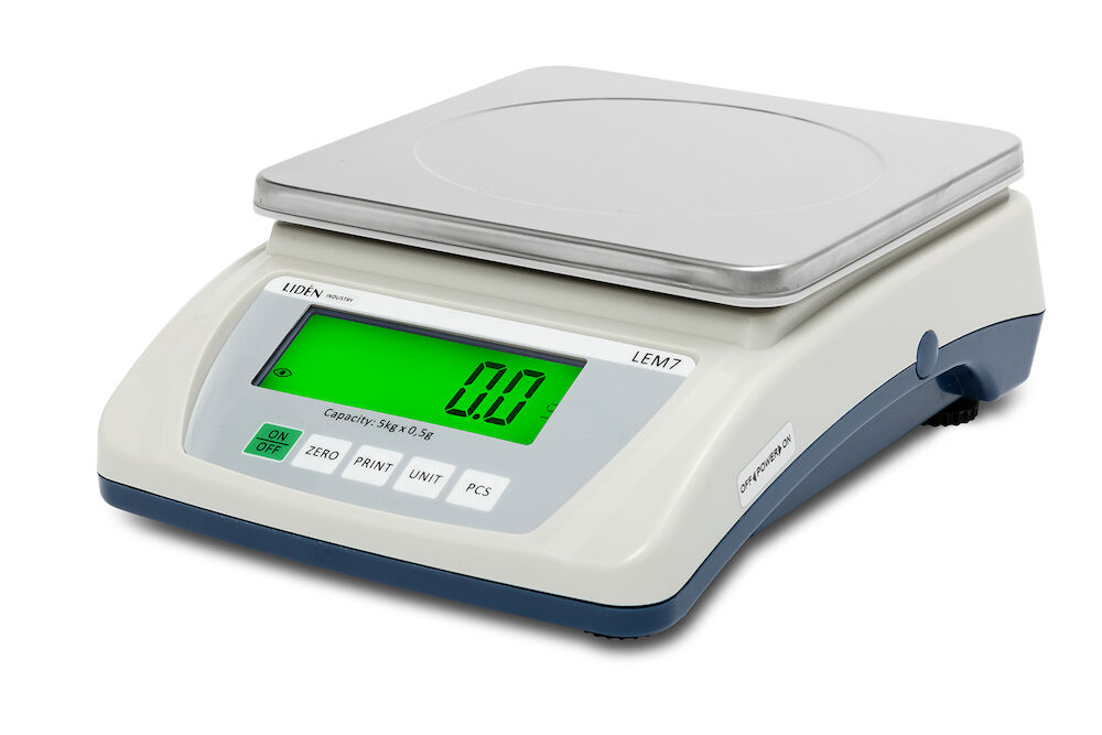 Våg LEM7 torr miljö 10kg delning 1g