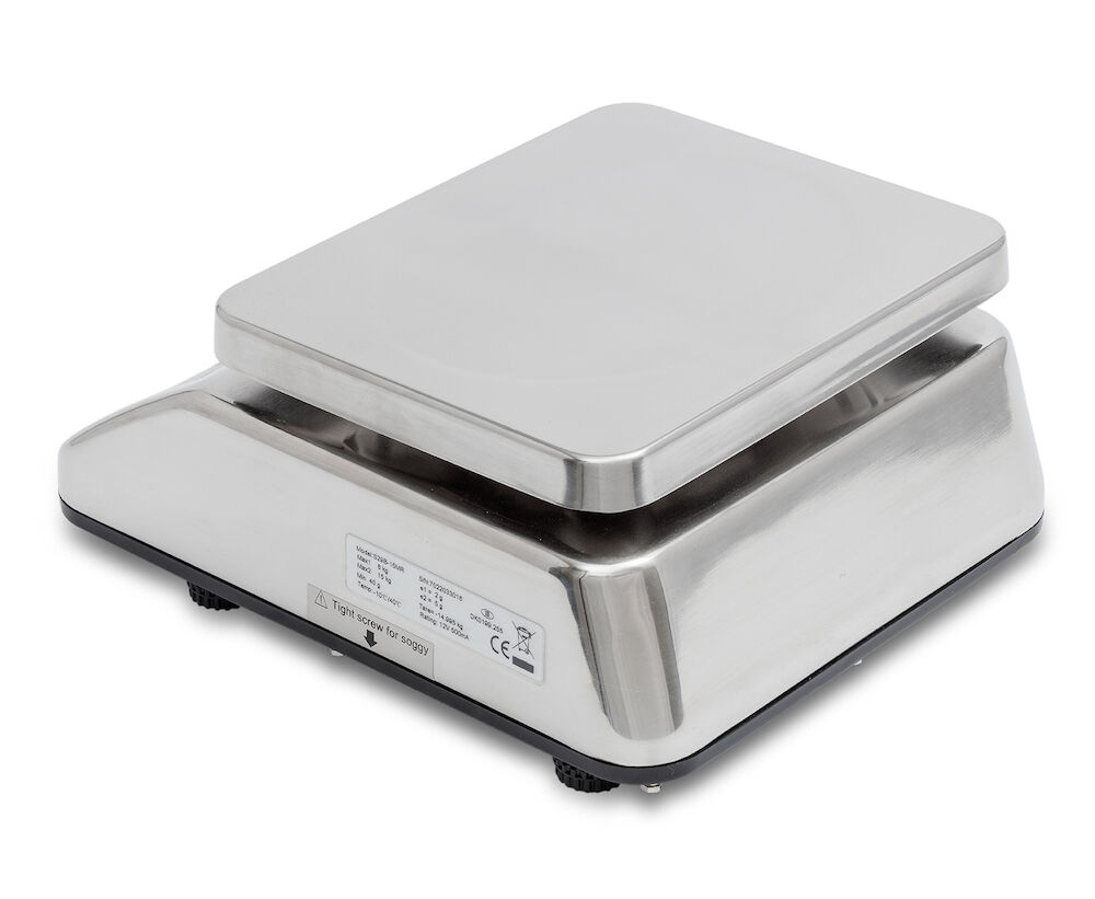 Bänkvåg rostfri 15kg/2